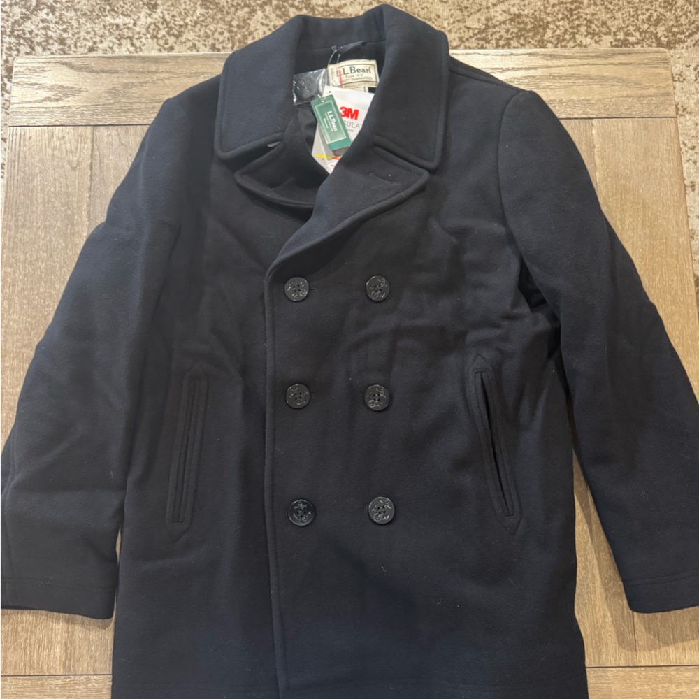 Brand new LL Bean pea coat